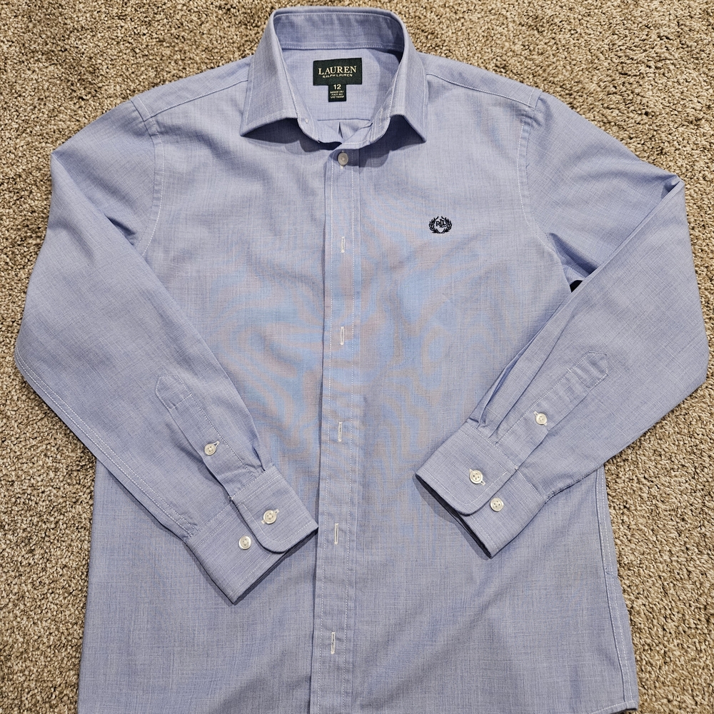Ralph Lauren Kids Sky Blue Button Down Shirt